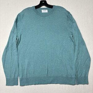 Old Navy Cashmere Sweater Long Sleeve Crew Neck Teal Men's L